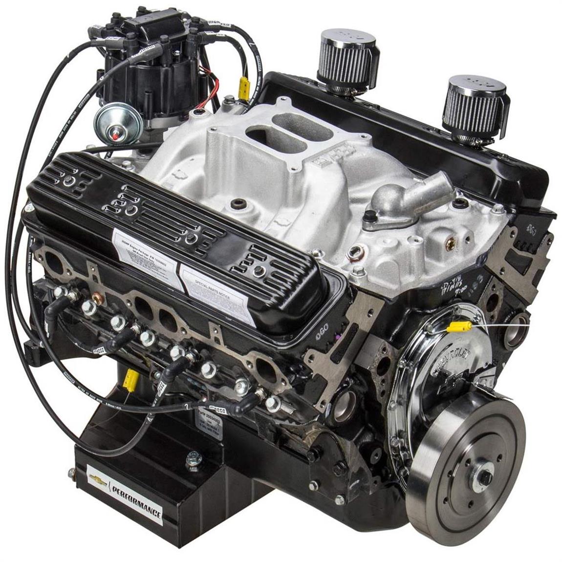 IMCA-Sealed CT350 Chevy 602 Crate Engine, Dyno Tested, Dressed