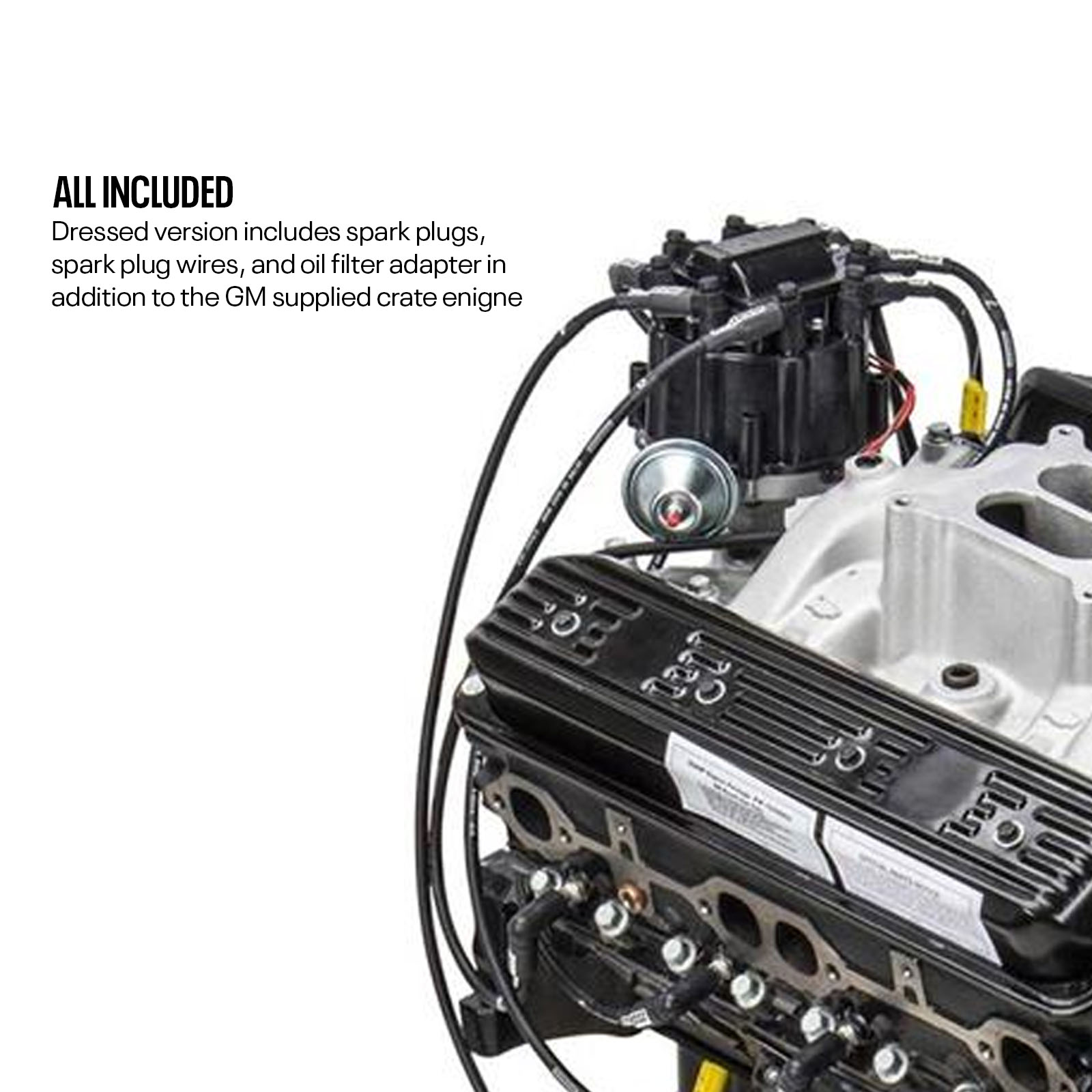 IMCA-Sealed CT350 Chevy 602 Crate Engine, Dyno Tested, Dressed - Image 4
