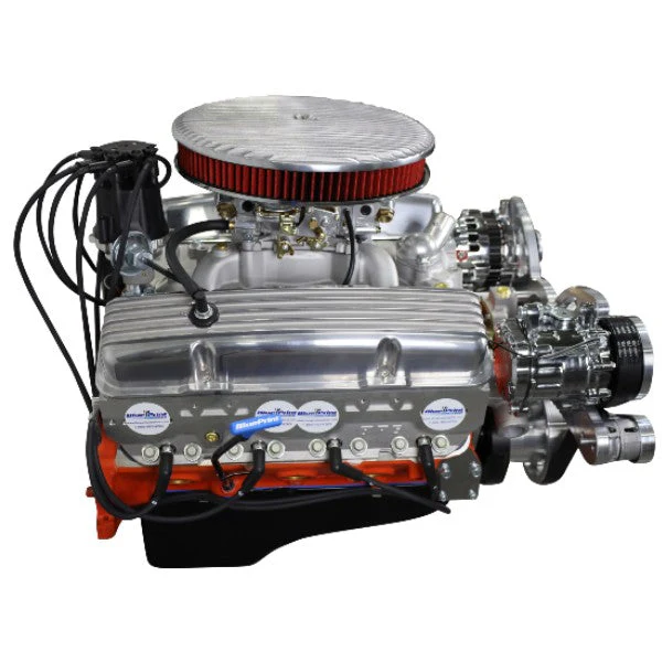 GM Small Block Compatible 327 c.i. Engine - 350 Horsepower - Deluxe Dressed with Polished Pulley Kit - Carbureted - Image 3