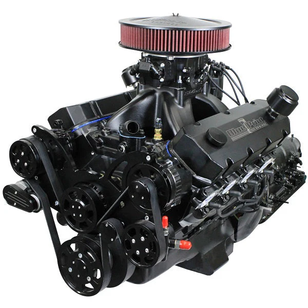 GM Big Block Compatible 632 c.i. ProSeries Engine and 4L80E Automatic Transmission - 815 Horsepower - Blackout Reaper Edition Builder Series with Black Pulley Kit - Fuel Injected
