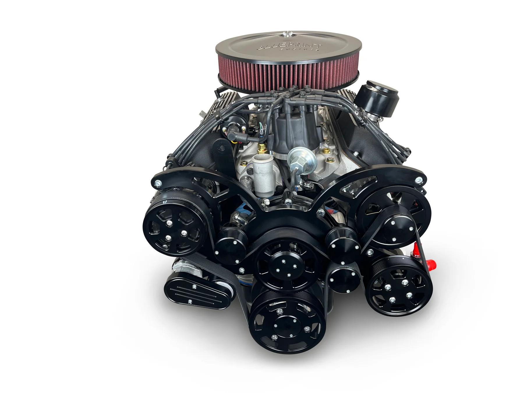 Ford Small Block Compatible 302 c.i. Engine and 4R70W Automatic Transmission - 365 Horsepower - Bronco Edition Builder Series with Black Pulley Kit - Fuel Injected - Image 3