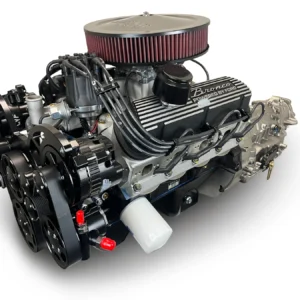Ford Small Block Compatible 302 c.i. Engine and 4R70W Automatic Transmission - 365 Horsepower - Bronco Edition Builder Series with Black Pulley Kit - Fuel Injected