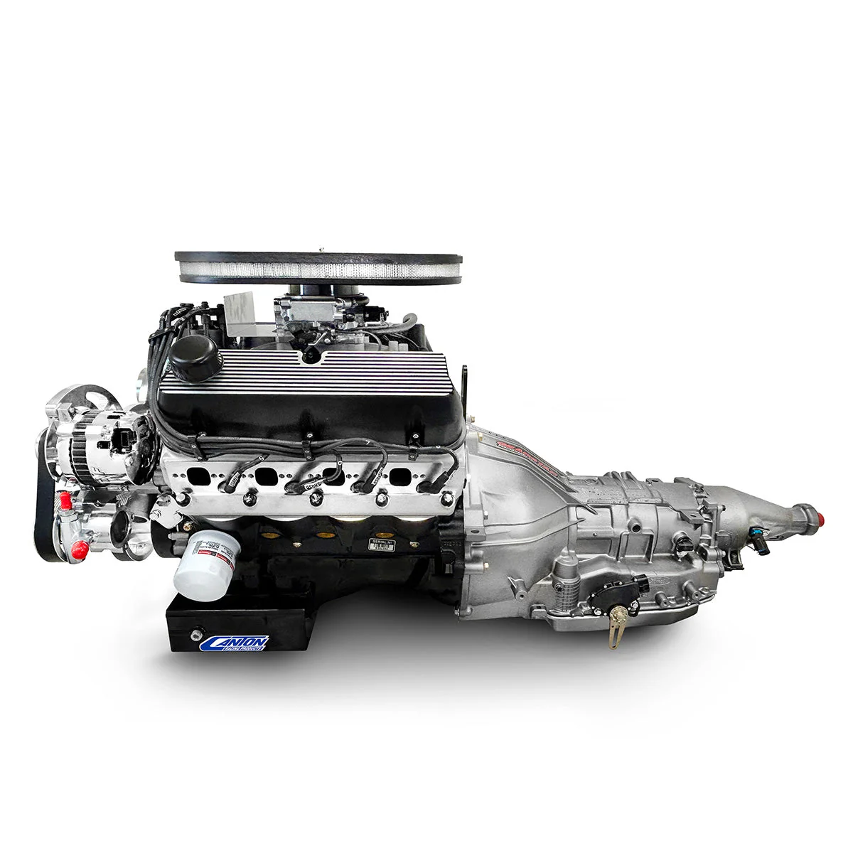 Ford Small Block Compatible 427 c.i. Engine and 4R70W Automatic Transmission - 541 Horsepower - Cobra Edition Builder Series with Polished Pulley Kit - Fuel Injected - Image 3