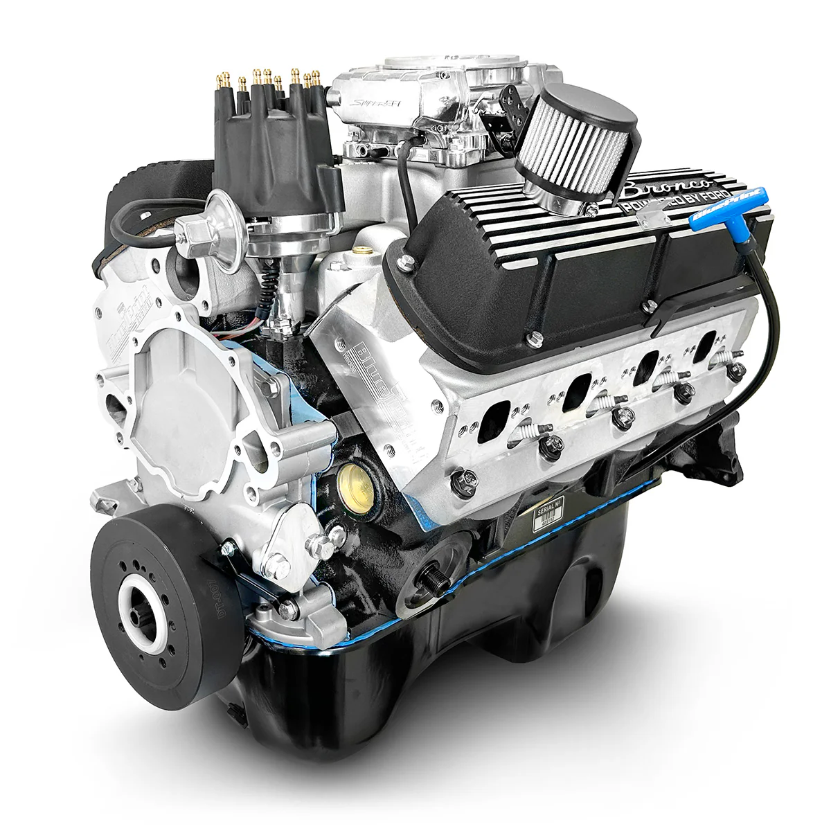 Ford Small Block Compatible 302 c.i. Engine - 365 Horsepower - Base Dressed Bronco Edition - Fuel Injected