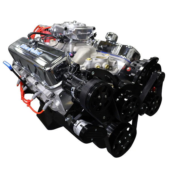 GM Big Block Compatible 454 c.i. Engine - 460 Horsepower - Deluxe Dressed with Black Pulley Kit - Fuel Injected - Image 3
