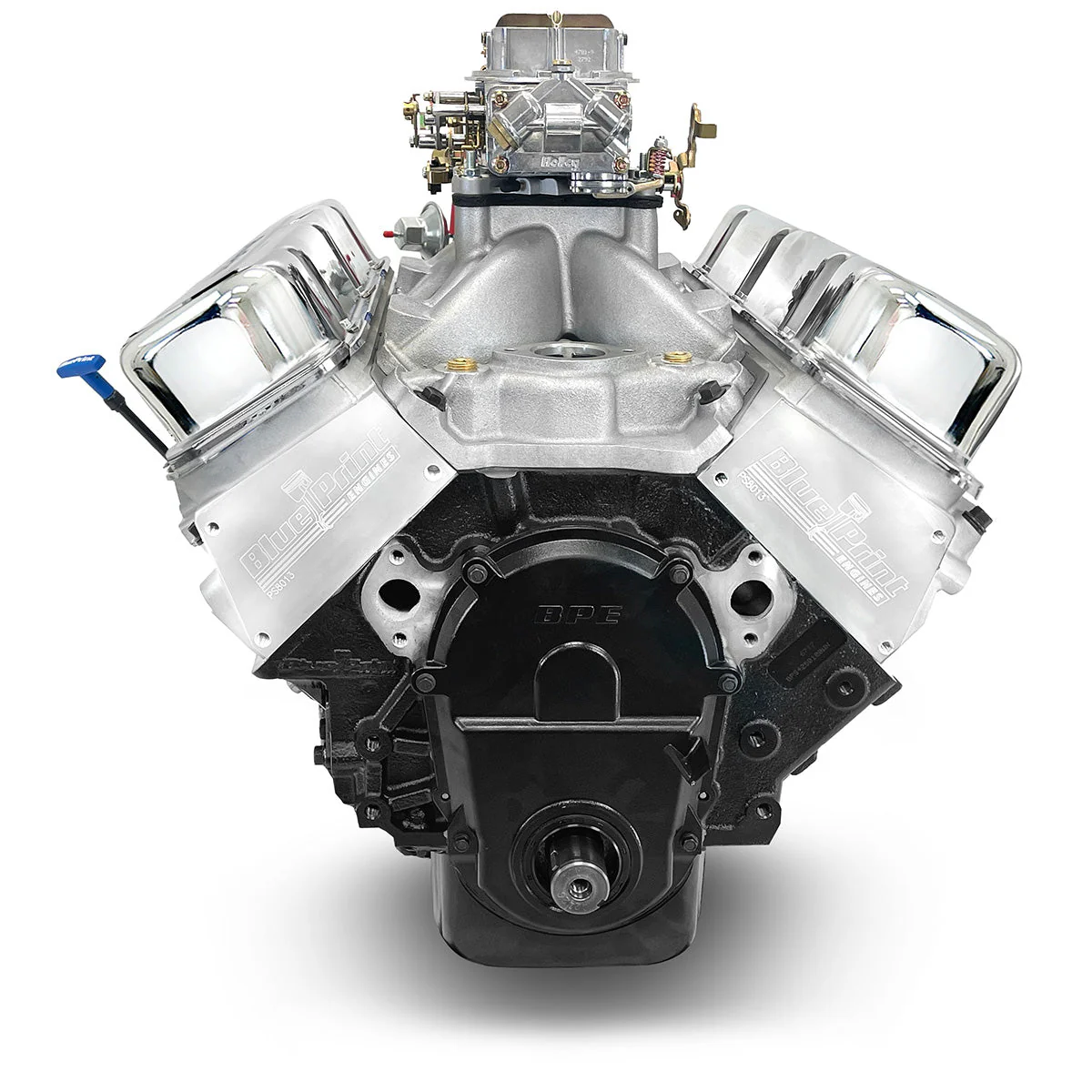 GM Big Block Compatible 496 c.i. Engine - 600 Horsepower - Base Dressed - Carbureted - Image 3