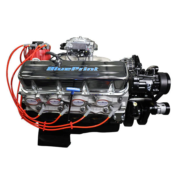 GM Big Block Compatible 496 c.i. Engine - 600 Horsepower - Deluxe Dressed with Black Pulley Kit - Fuel Injected - Image 3