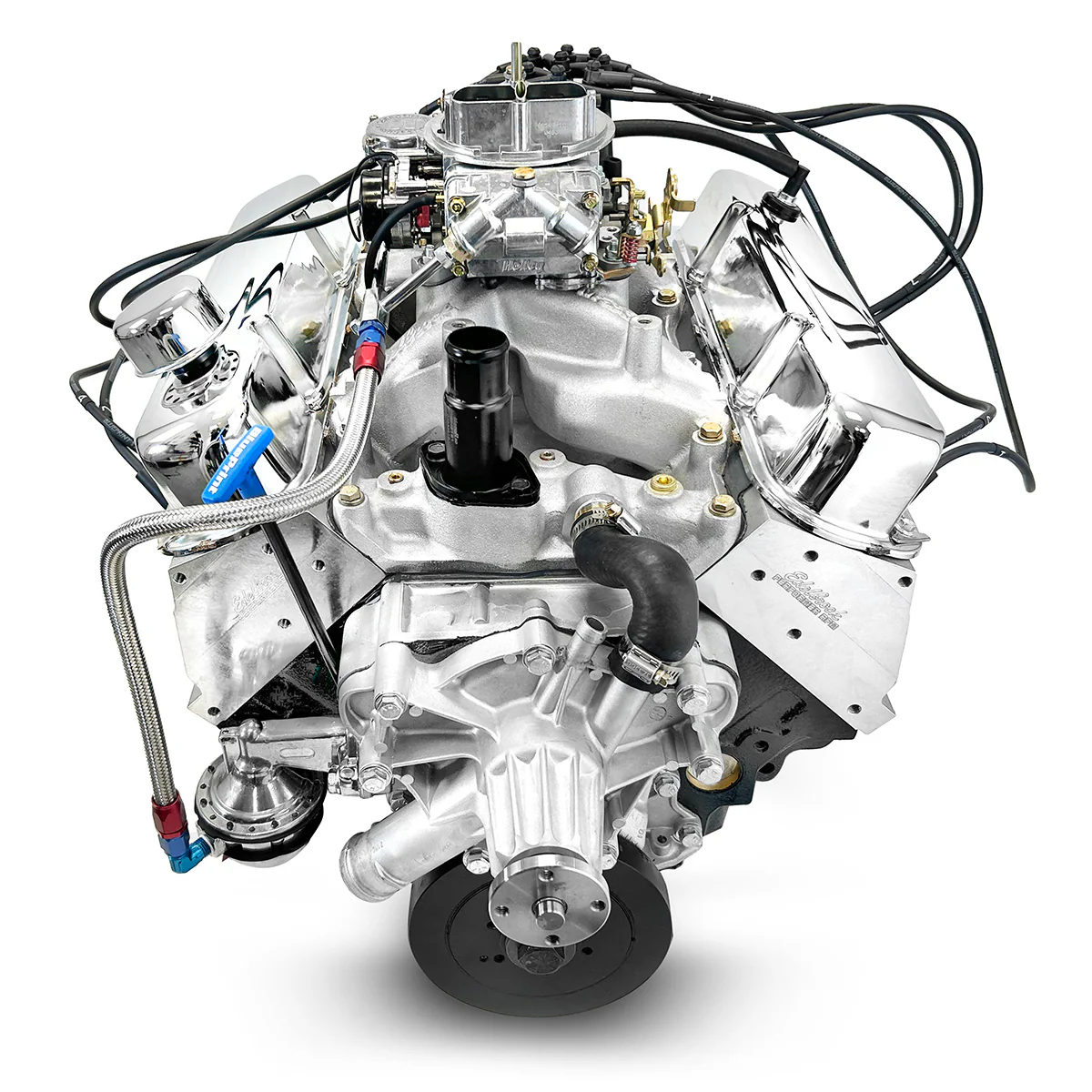 Chrysler Small Block Compatible 408 c.i. Engine - 465 Horsepower - Deluxe Dressed - Carbureted - Image 3