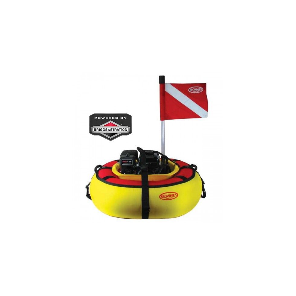 BROWNIE’S F285BE “Scout” Economy Floating Hookah, 2 Diver – Gas Engine