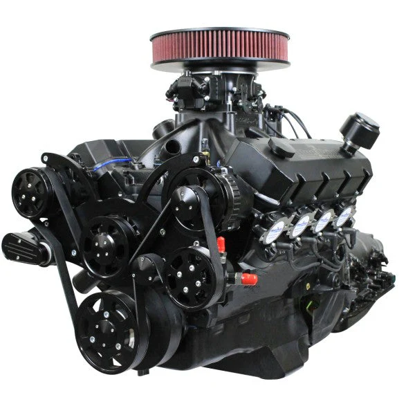 GM Big Block Compatible 632 c.i. ProSeries Engine and 4L80E Automatic Transmission - 815 Horsepower - Blackout Reaper Edition Builder Series with Black Pulley Kit - Fuel Injected - Image 3