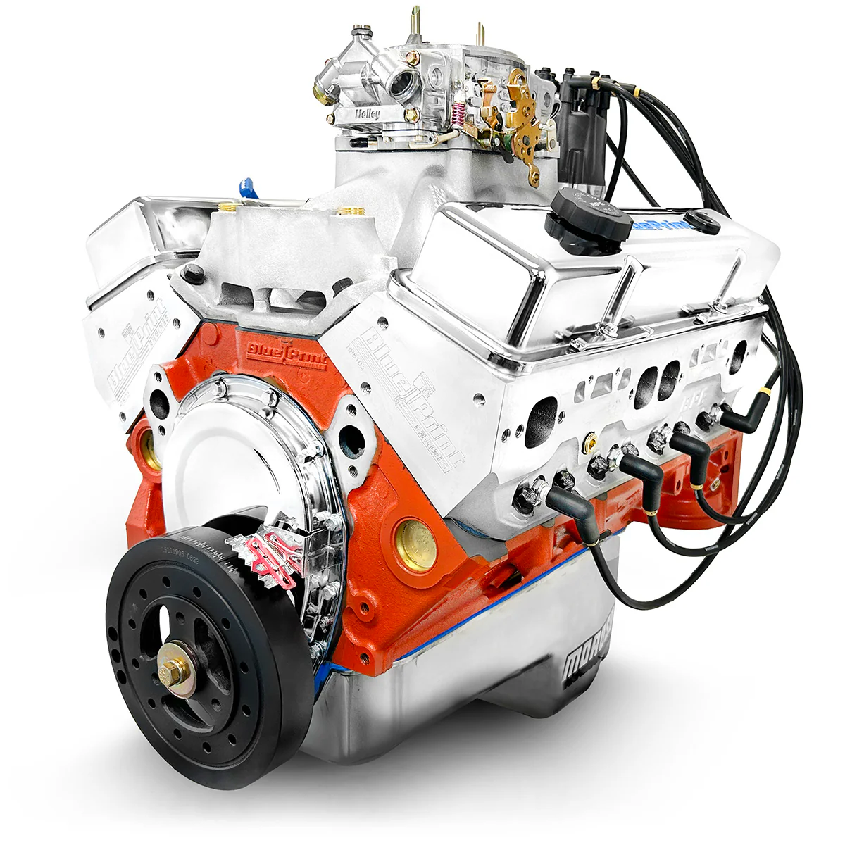 GM Small Block Compatible 454 c.i. ProSeries Engine - 563 Horsepower - Base Dressed - Carbureted - Image 3