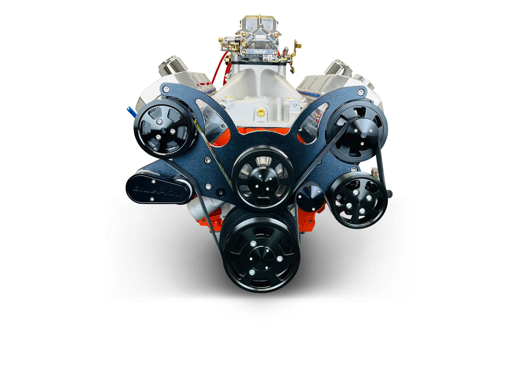 GM Big Block Compatible 540 c.i. ProSeries Engine - 670 Horsepower - Deluxe Dressed with Black Pulley Kit - Carbureted - Image 3