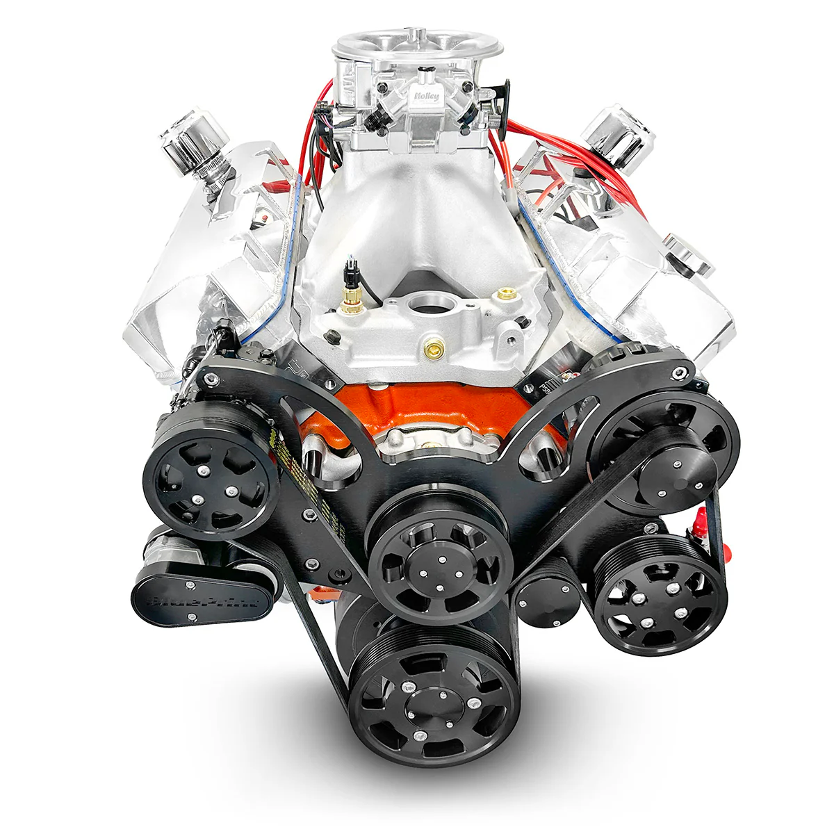 GM Big Block Compatible 632 c.i. ProSeries Engine - 815 Horsepower - Deluxe Dressed with Black Pulley Kit - Fuel Injected - Image 3