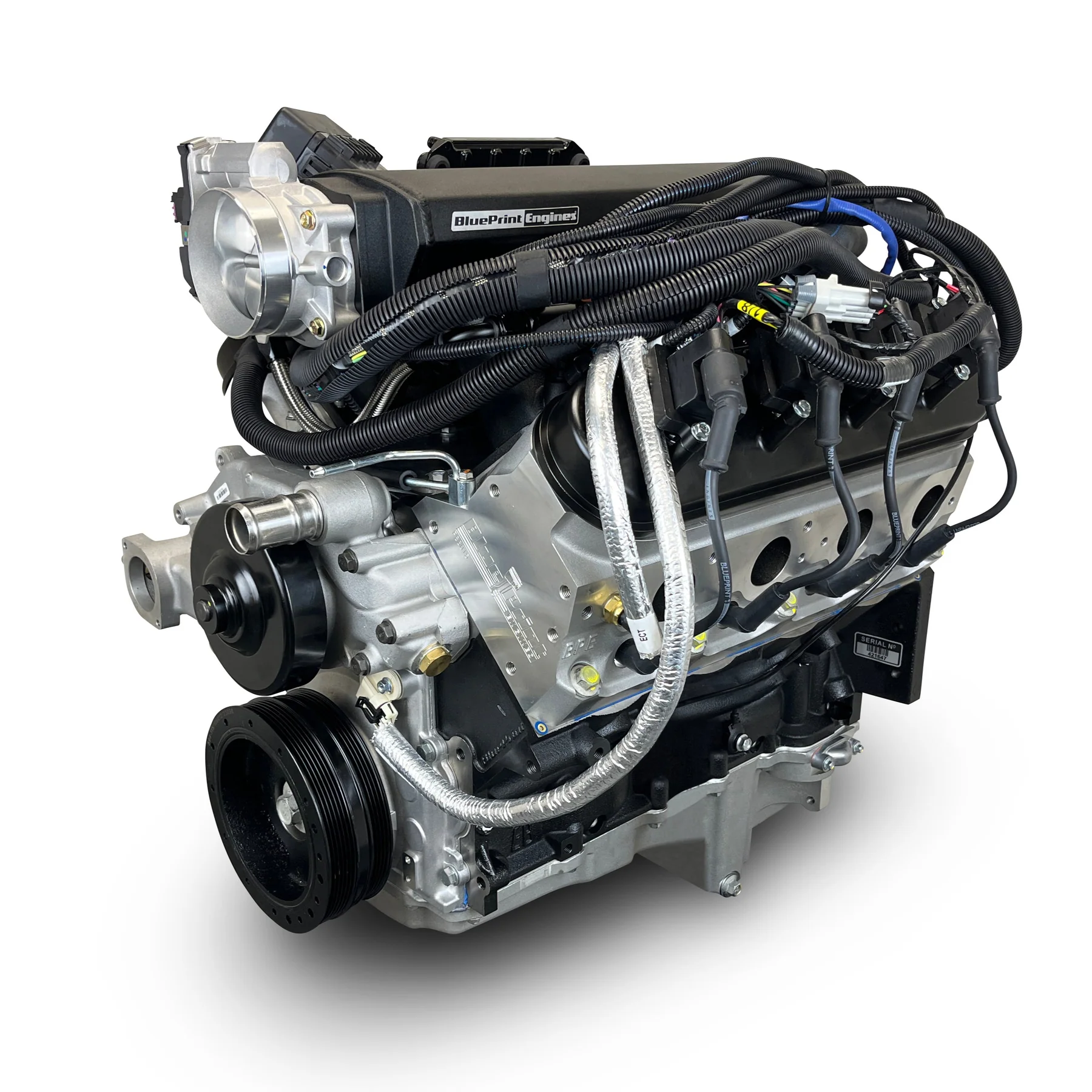 GM LS Compatible 427 c.i. ProSeries Engine - 600 HP - Base Dressed - Controller - Fuel Injected