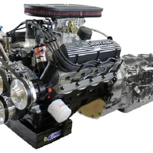 Ford Small Block Compatible 347 c.i. Engine and 4R70W Automatic Transmission - 415 Horsepower - Mustang Edition Builder Series with Polished Pulley Kit - Fuel Injected